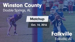 Matchup: Winston County vs. Falkville  2016