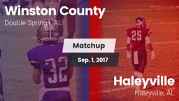 Matchup: Winston County vs. Haleyville  2017