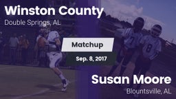 Matchup: Winston County vs. Susan Moore  2017