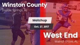 Matchup: Winston County vs. West End  2017