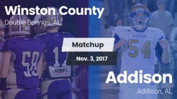 Matchup: Winston County vs. Addison  2017