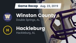 Recap: Winston County  vs. Hackleburg  2019