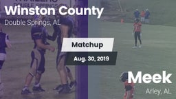 Matchup: Winston County vs. Meek  2019