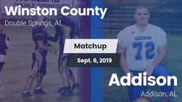 Matchup: Winston County vs. Addison  2019