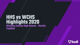 Winston County football highlights HHS vs WCHS Highlights 2020
