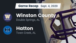 Recap: Winston County  vs. Hatton  2020