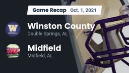 Recap: Winston County  vs. Midfield  2021