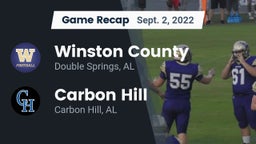 Recap: Winston County  vs. Carbon Hill  2022