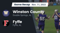 Recap: Winston County  vs. Fyffe  2022