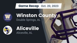 Recap: Winston County  vs. Aliceville  2023