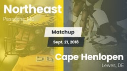Matchup: Northeast vs. Cape Henlopen 2018