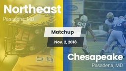Matchup: Northeast vs. Chesapeake  2018