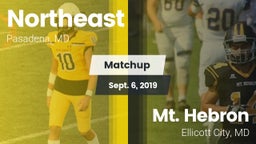 Matchup: Northeast vs. Mt. Hebron  2019