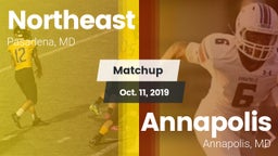 Matchup: Northeast vs. Annapolis  2019