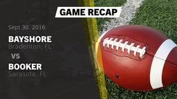 Recap: Bayshore  vs. Booker  2016