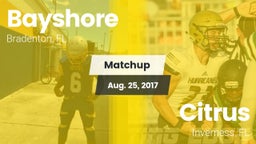 Matchup: Bayshore vs. Citrus  2017