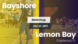 Matchup: Bayshore vs. Lemon Bay  2017