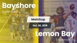Matchup: Bayshore vs. Lemon Bay  2018