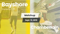 Matchup: Bayshore vs. Chamberlain  2019
