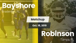 Matchup: Bayshore vs. Robinson  2019