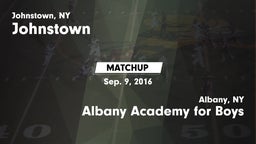 Matchup: Johnstown vs. Albany Academy for Boys  2016