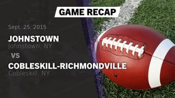 Recap: Johnstown  vs. Cobleskill-Richmondville  2015