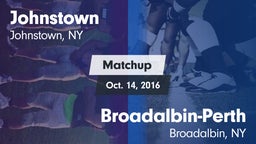 Matchup: Johnstown vs. Broadalbin-Perth  2016