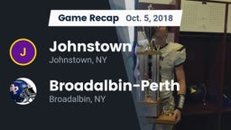 Recap: Johnstown  vs. Broadalbin-Perth  2018