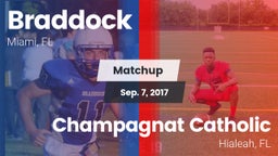 Matchup: Braddock vs. Champagnat Catholic  2017