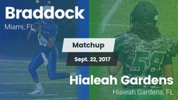 Matchup: Braddock vs. Hialeah Gardens  2017
