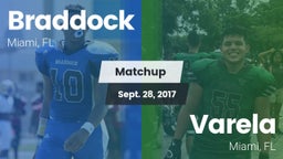 Matchup: Braddock vs. Varela  2017