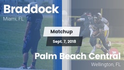 Matchup: Braddock vs. Palm Beach Central  2018