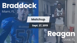 Matchup: Braddock vs. Reagan  2019