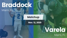 Matchup: Braddock vs. Varela  2020