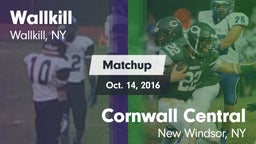 Matchup: Wallkill vs. Cornwall Central  2016