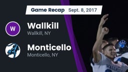 Recap: Wallkill  vs. Monticello  2017