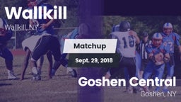 Matchup: Wallkill vs. Goshen Central  2018