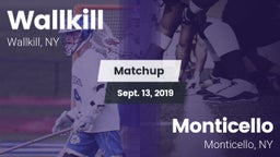 Matchup: Wallkill vs. Monticello  2019