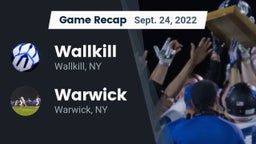 Recap: Wallkill  vs. Warwick  2022