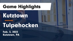 Kutztown  vs Tulpehocken  Game Highlights - Feb. 3, 2022