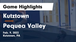 Kutztown  vs Pequea Valley  Game Highlights - Feb. 9, 2022