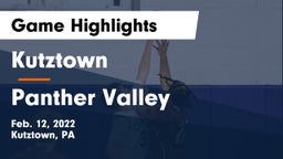 Kutztown  vs Panther Valley Game Highlights - Feb. 12, 2022