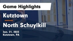 Kutztown  vs North Schuylkill  Game Highlights - Jan. 21, 2023