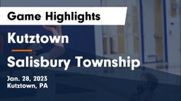 Kutztown  vs Salisbury Township  Game Highlights - Jan. 28, 2023