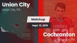 Matchup: Union City vs. Cochranton  2019