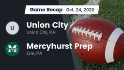 Recap: Union City  vs. Mercyhurst Prep  2020