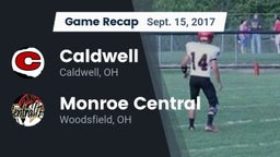 Recap: Caldwell  vs. Monroe Central  2017