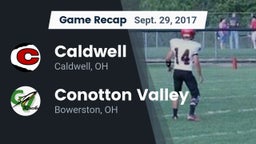 Recap: Caldwell  vs. Conotton Valley  2017