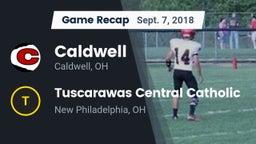 Recap: Caldwell  vs. Tuscarawas Central Catholic  2018