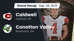 Recap: Caldwell  vs. Conotton Valley  2018
